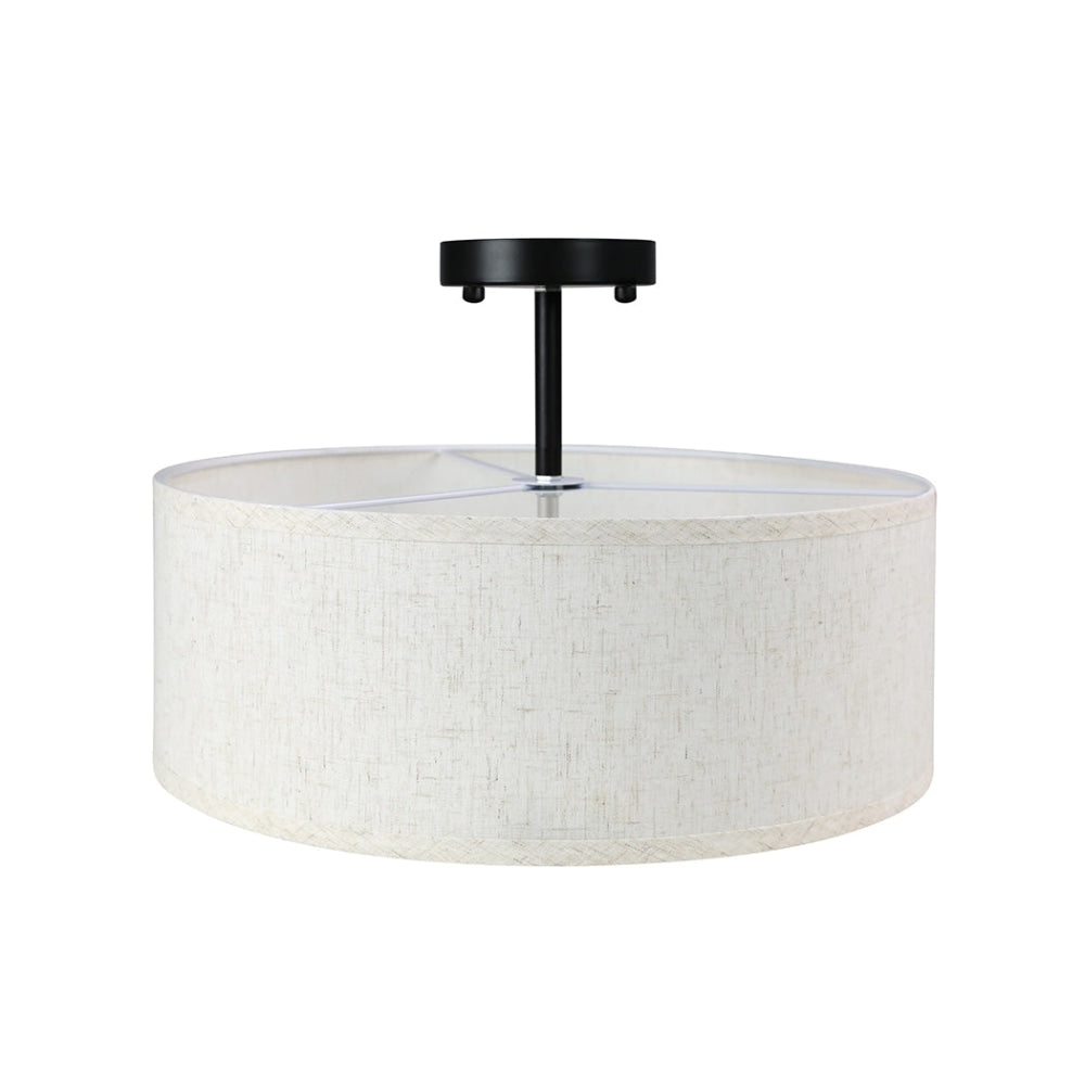 Emitto Ceiling Light Led Modern Pendant Lights Bedroom Lamp Linen Shade Flush Fast shipping On sale