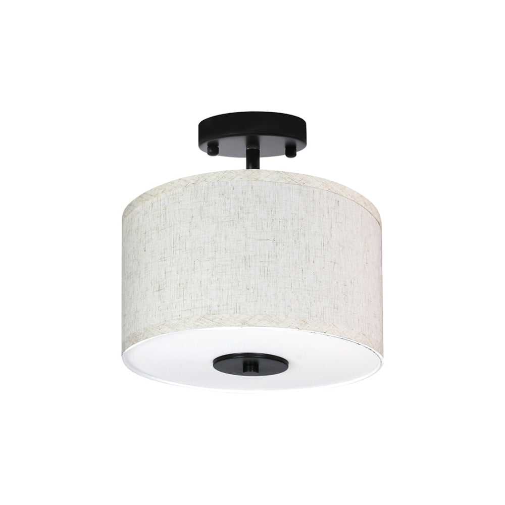 Emitto Ceiling Pendant Light 28cm Led Modern Lamp Home Lighting Linen Shade Fast shipping On sale