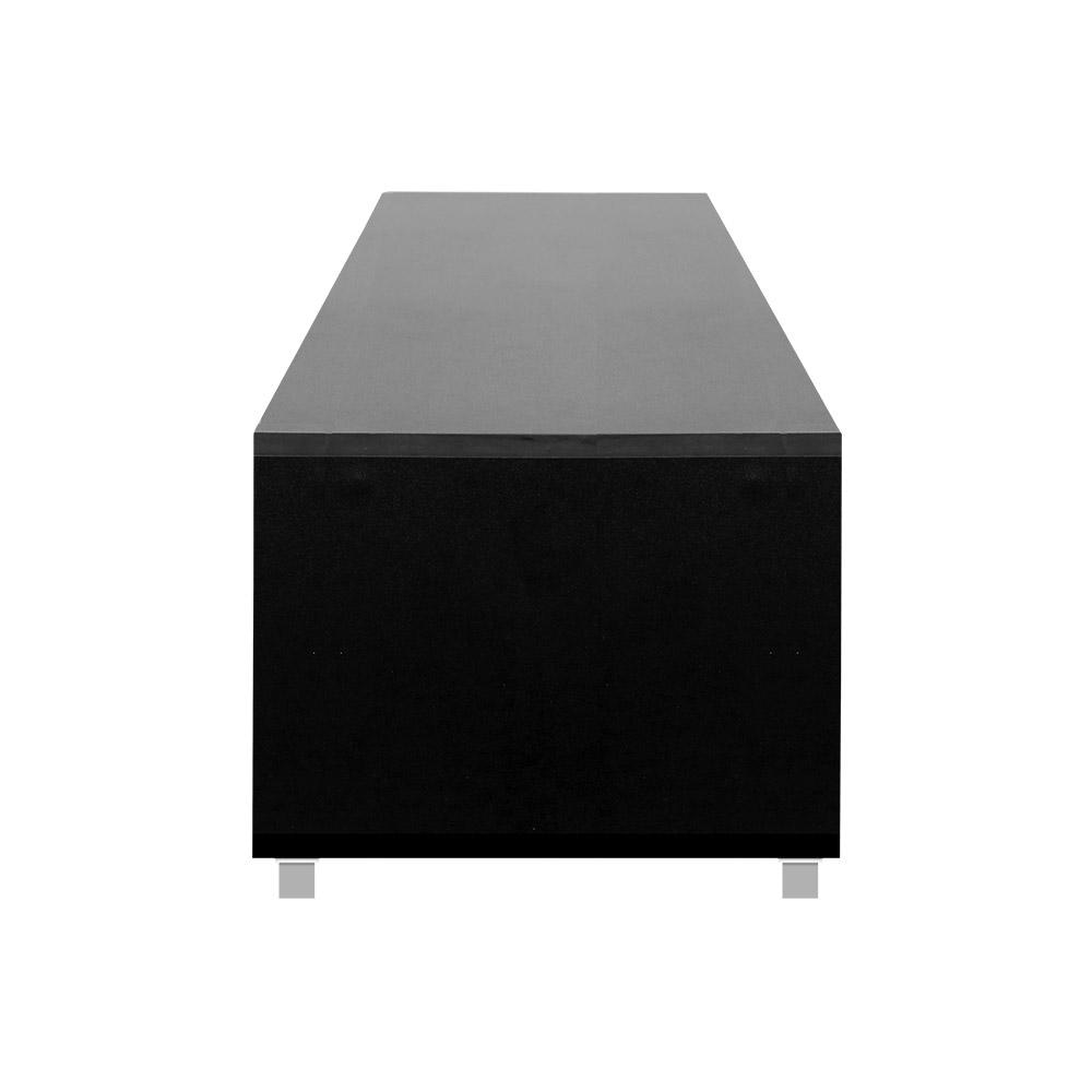 Entertainment Unit with Cabinets - Black TV Fast shipping On sale