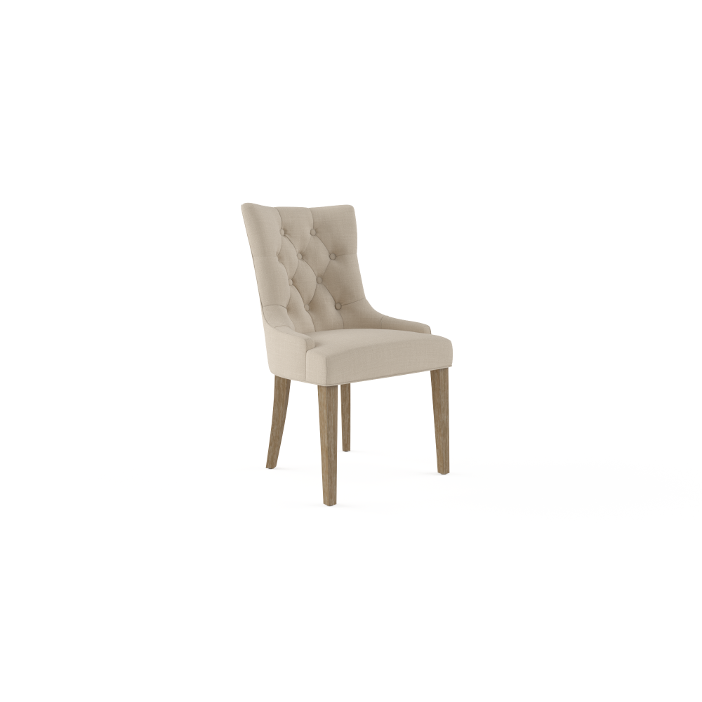 Espen Scoop Back Dining Chair French Beige Fast shipping On sale