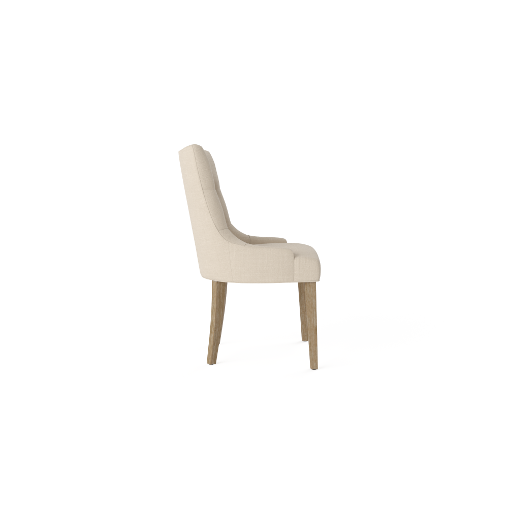 Espen Scoop Back Dining Chair French Beige Fast shipping On sale