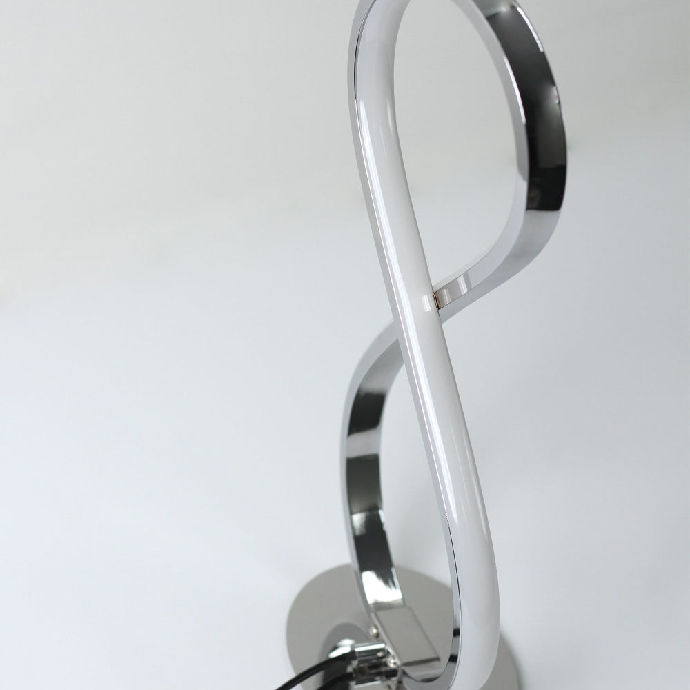 Eternal LED Twisted Metal Table Desk Lamp Elegant Accent Light - Chrome Fast shipping On sale