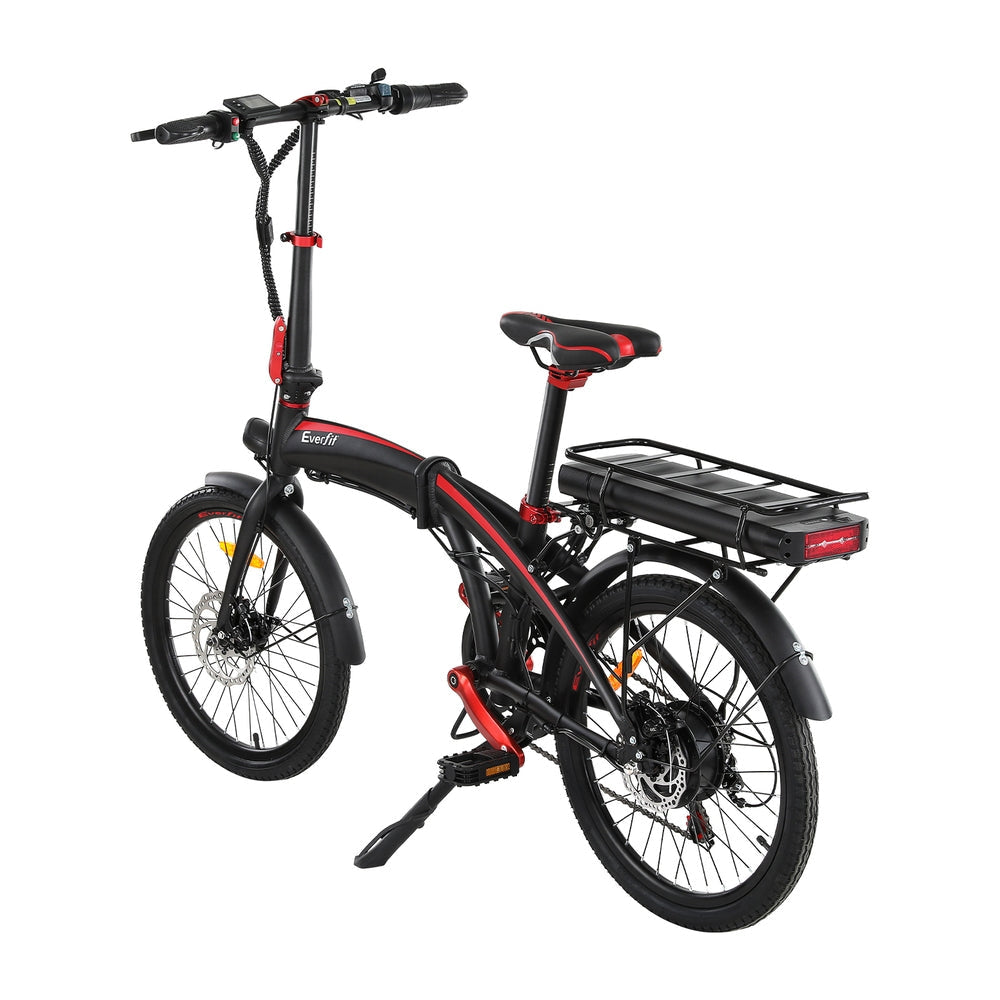 Everfit Folding Electric Bike Urban City Bicycle eBike Rechargeable Battery 250W Sports & Fitness Fast shipping On sale