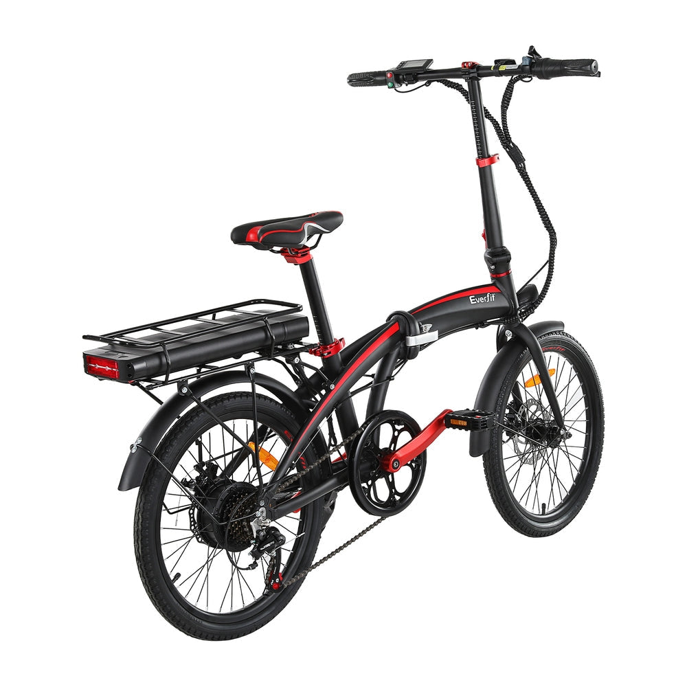 Everfit Folding Electric Bike Urban City Bicycle eBike Rechargeable Battery 250W Sports & Fitness Fast shipping On sale
