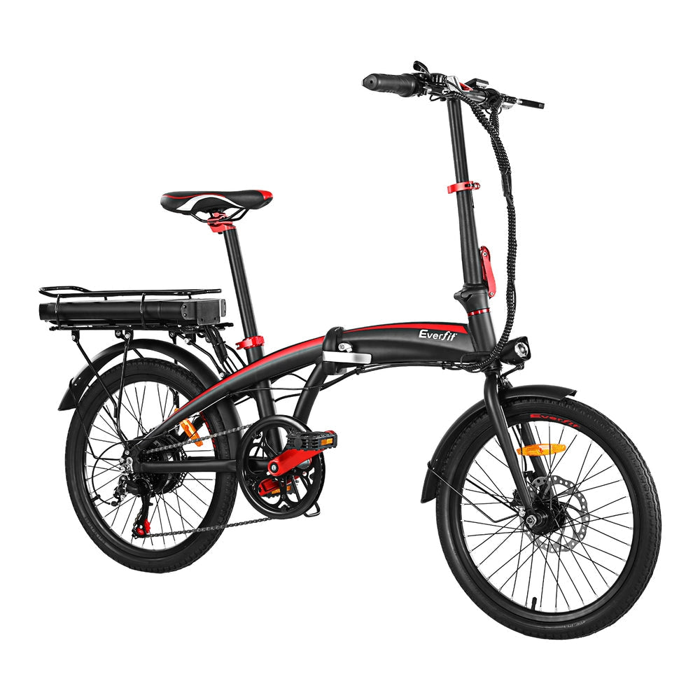 Everfit Folding Electric Bike Urban City Bicycle eBike Rechargeable Battery 250W Sports & Fitness Fast shipping On sale
