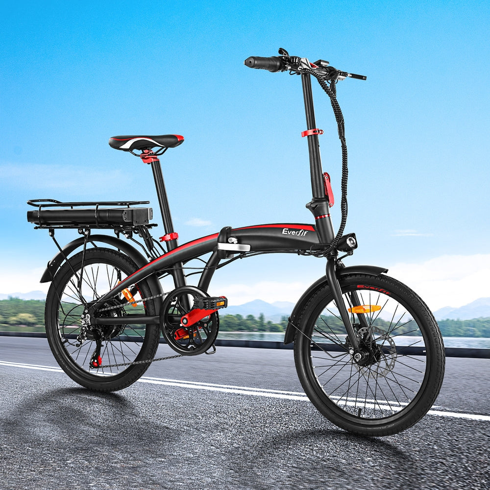 Everfit Folding Electric Bike Urban City Bicycle eBike Rechargeable Battery 250W Sports & Fitness Fast shipping On sale