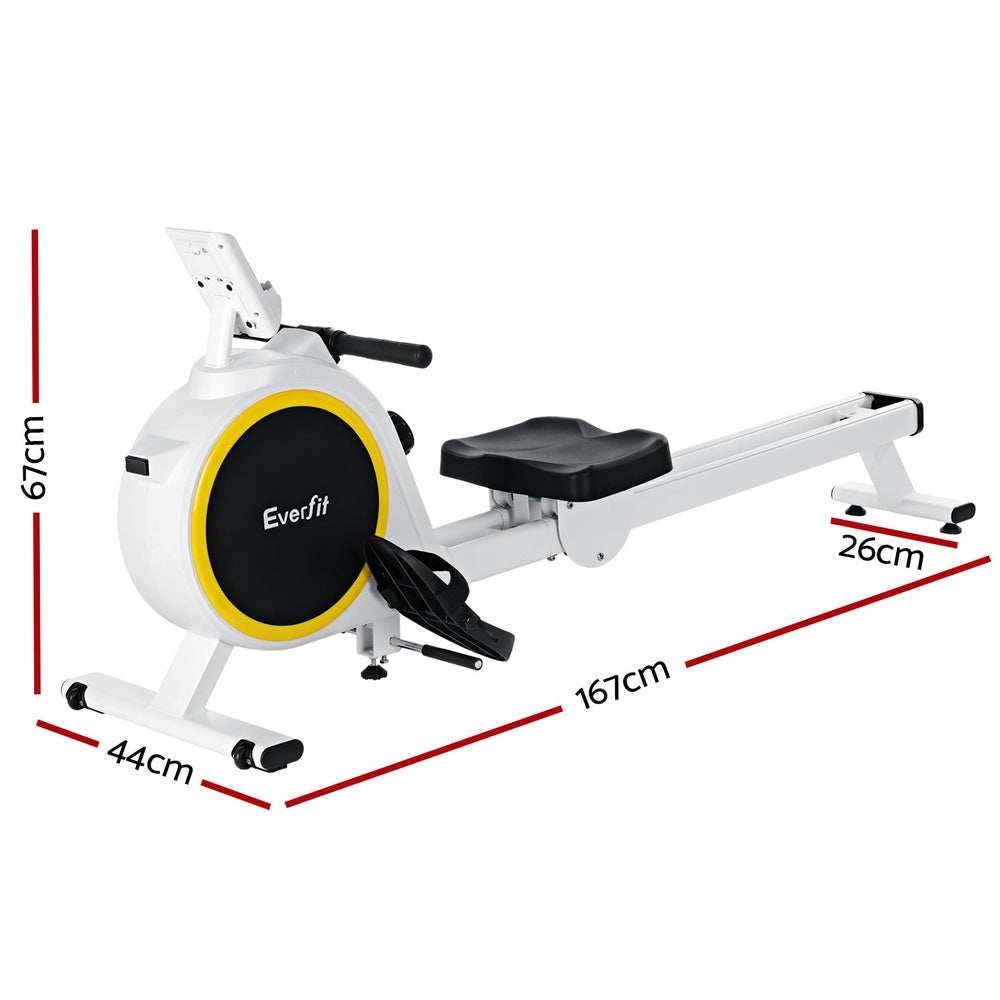 Everfit Rowing Machine 16 Levels Magnetic Rower Home Gym Cardio Workout Sports & Fitness Fast shipping On sale