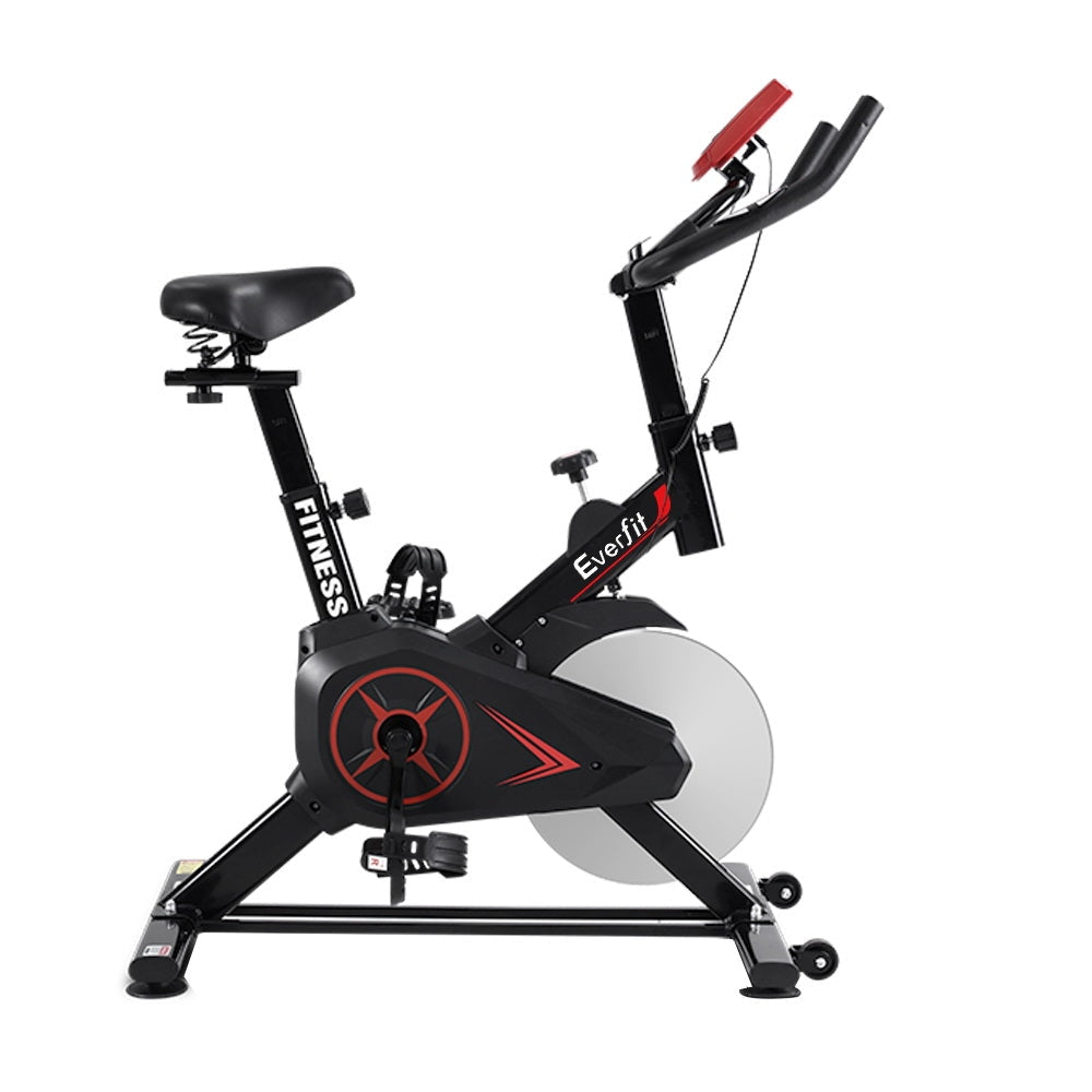Everfit Spin Bike 10kg Flywheel Exercise Fitness Workout Cycling Sports & Fast shipping On sale