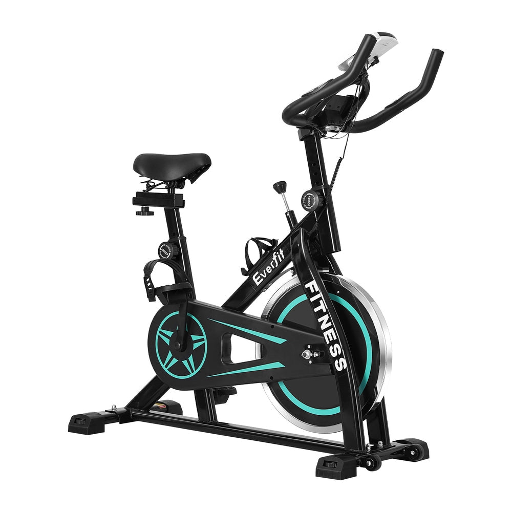 Everfit Spin Bike Exercise 10kg Flywheel Fitness Home Gym 150kg capacity Sports & Fast shipping On sale