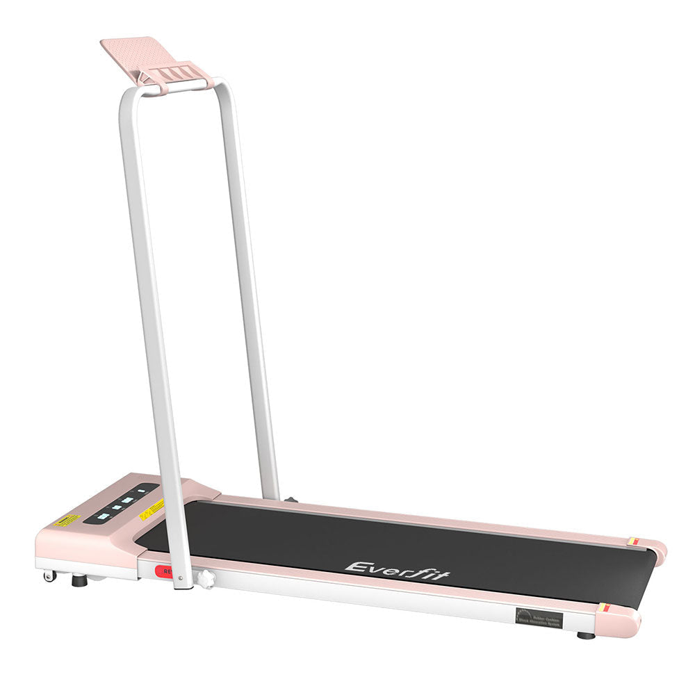 Everfit Treadmill Electric Walking Pad Under Desk Home Gym Fitness 380mm Pink Sports & Fast shipping On sale