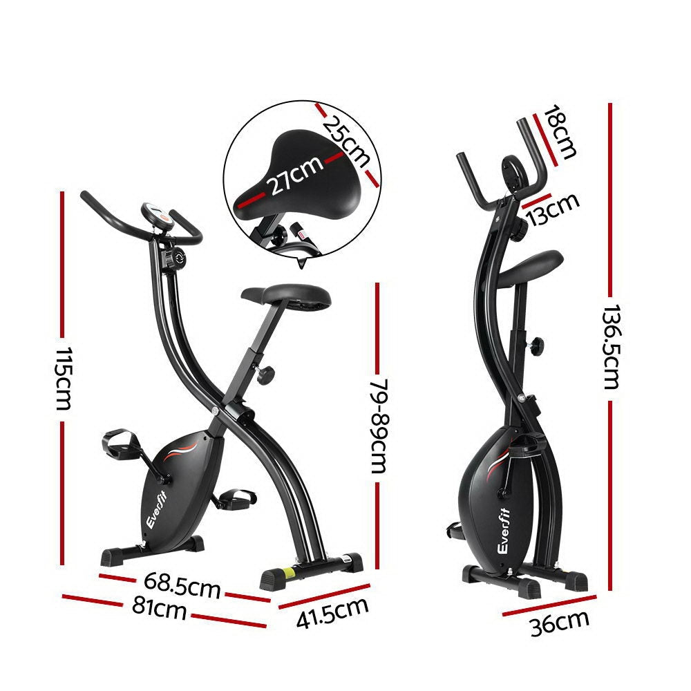 Exercise Bike X-Bike Folding Magnetic Bicycle Cycling Flywheel Fitness Machine Sports & Fast shipping On sale