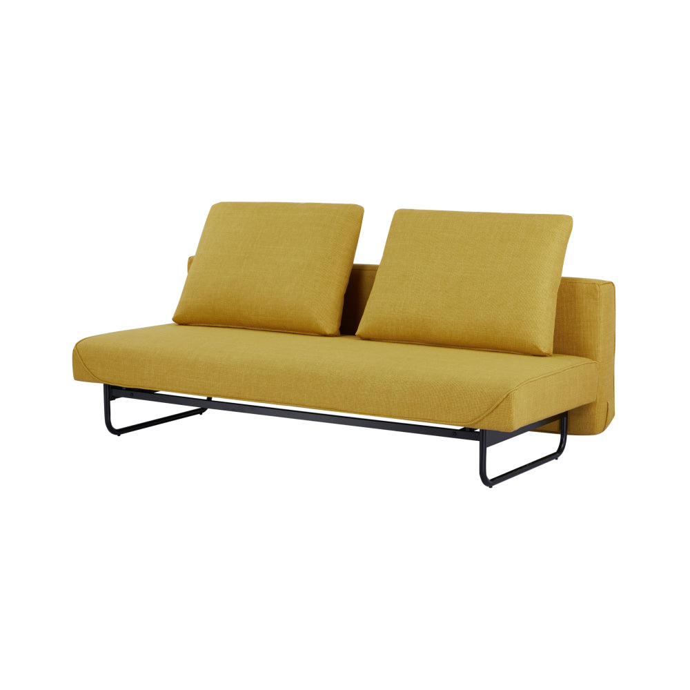 Fabric Stylish Lounge Couch Sofa Bed - Yellow Fast shipping On sale