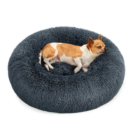 Feandrea Dog Bed with Removable Washable Cushion 60cm Dark Gray Cares Fast shipping On sale