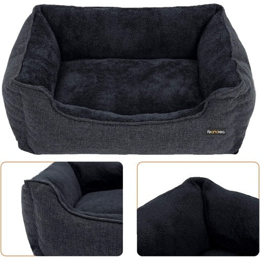 Feandrea Dog Sofa Bed with Removable Washable Cover 90cm Dark Grey Cares Fast shipping On sale