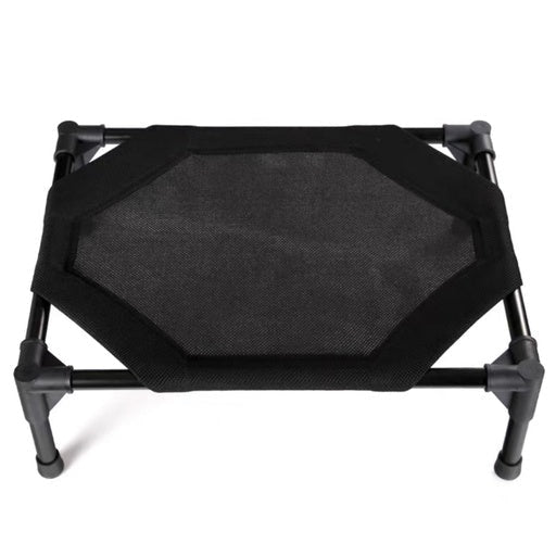 Floofi Elevated Pet Bed Mesh Cot-Style Size M - Black Cat Cares Fast shipping On sale