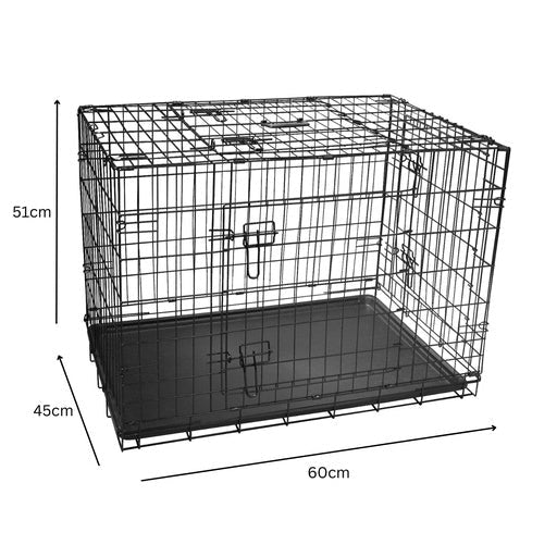 Floofi Pet Dog Foldable Metal Cage 24’’ Cares Fast shipping On sale