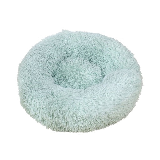 Floofi Pet Bed Round Plush Fabric Size XL 100CM - Green Cat Cares Fast shipping On sale