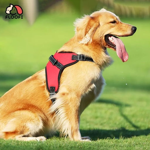 Floofi Pet Dog Harness with Hand strap Size XXL - Red Cares Fast shipping On sale