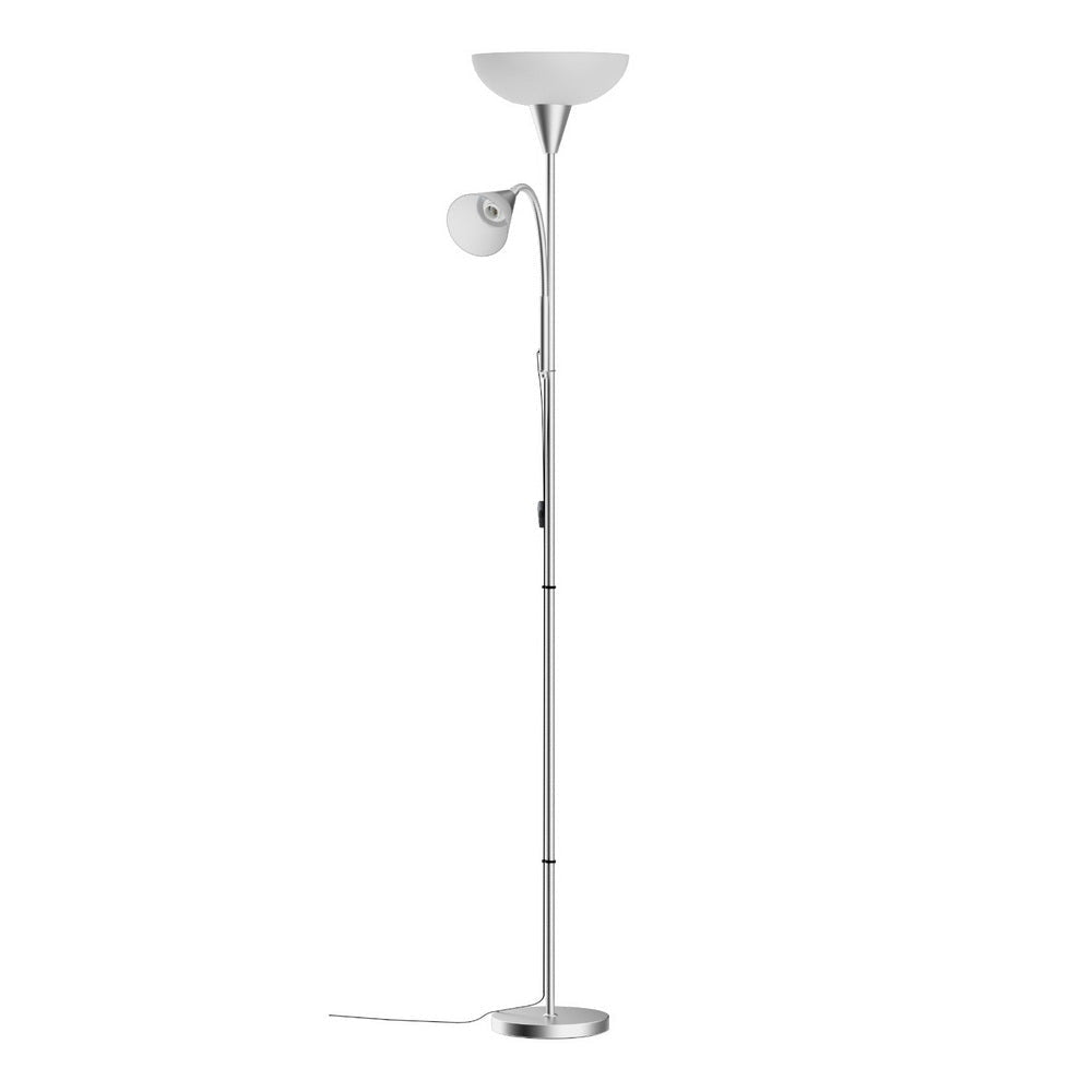 Floor Lamp Mother and Child Modern Home Living Room Office Reading Silver Fast shipping On sale