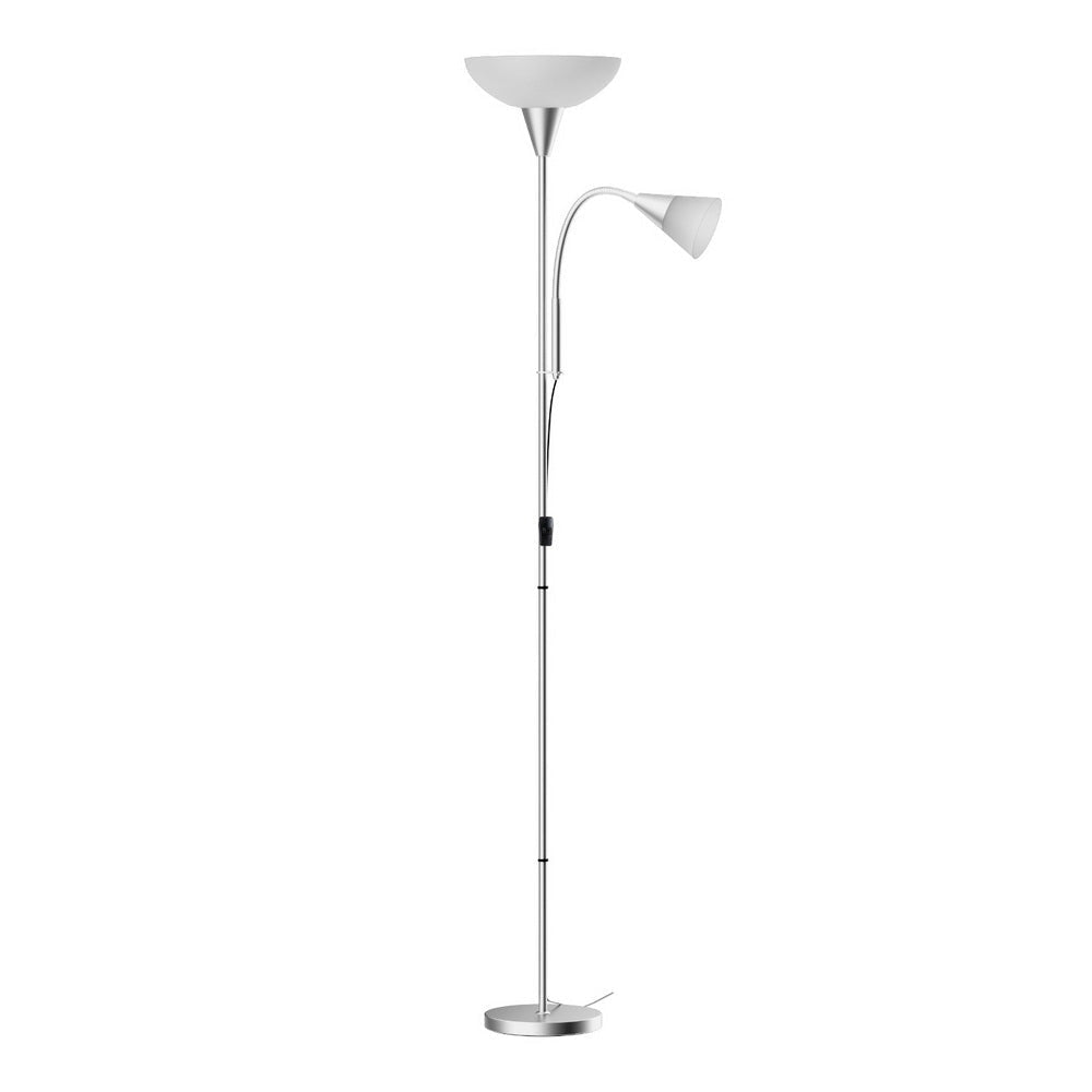 Floor Lamp Mother and Child Modern Home Living Room Office Reading Silver Fast shipping On sale