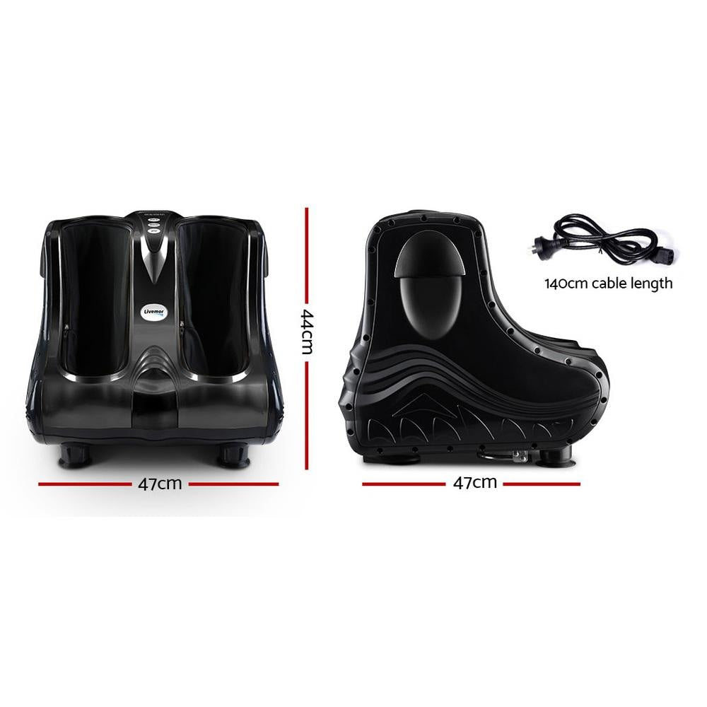 Foot Massager Ankle Calf Leg Massagers Shiatsu Kneading Rolling Black Fast shipping On sale