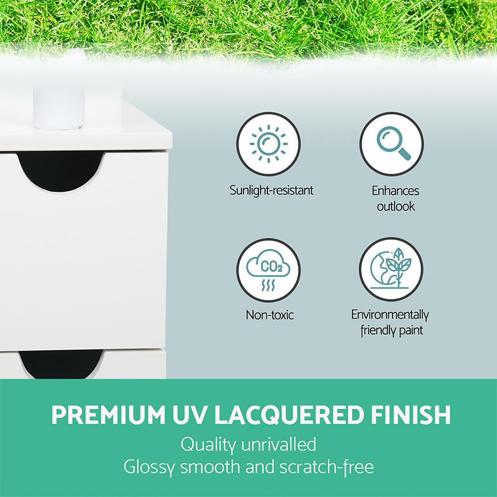 Freestanding Bathroom Storage Cabinet - White Fast shipping On sale