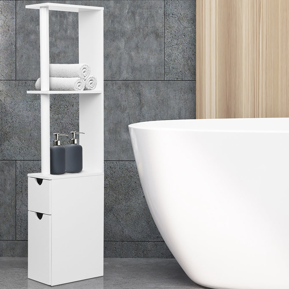 Freestanding Bathroom Storage Cabinet - White Fast shipping On sale