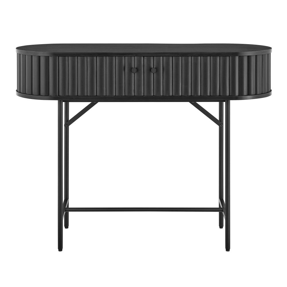 Momentous Living - Gable Console Hallway Hall Table 2-Doors Metal Legs ...