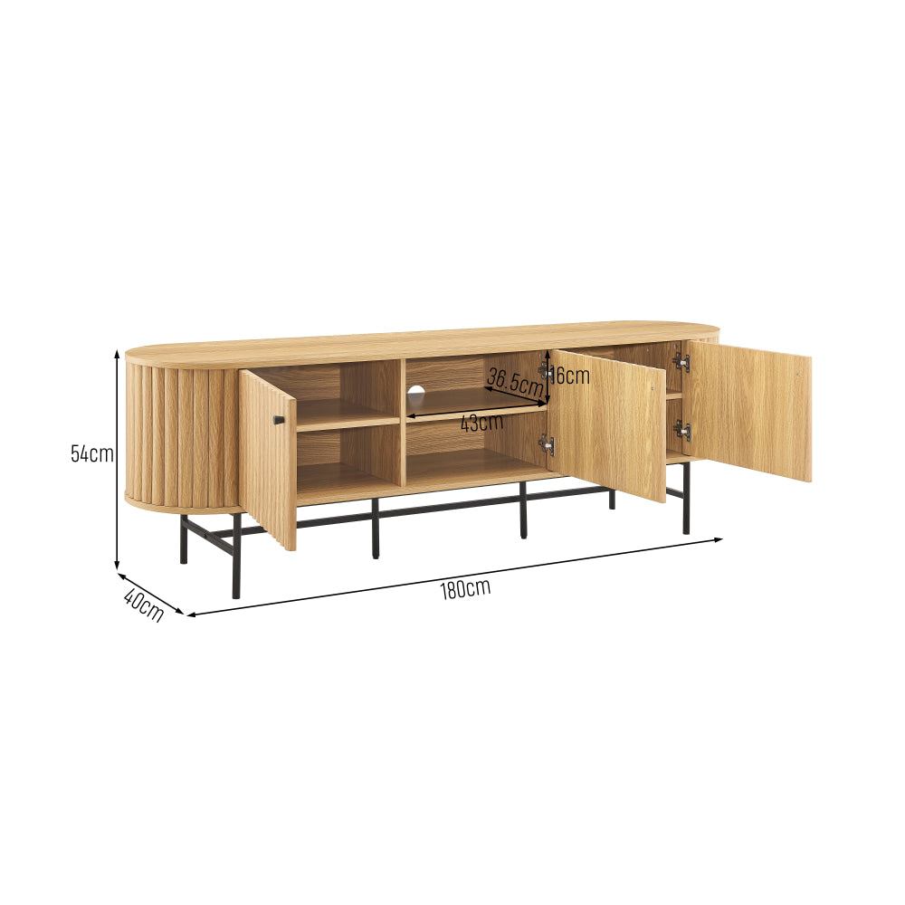 Momentous Living - Gable Lowline Entertainment Unit TV Stand Storage ...