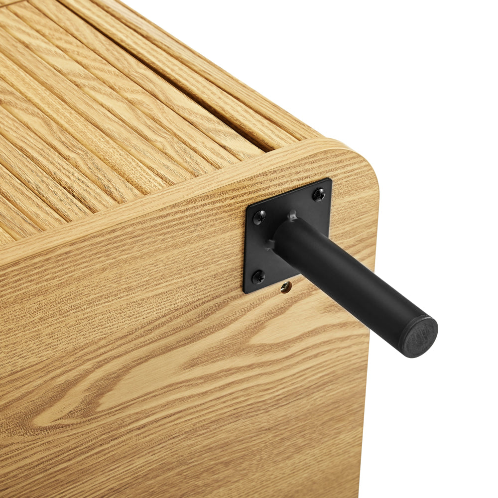 Galene Dresser Lowboy Chest Of 7-Drawers Storage Cabinet Slat Oak Drawers Fast shipping On sale