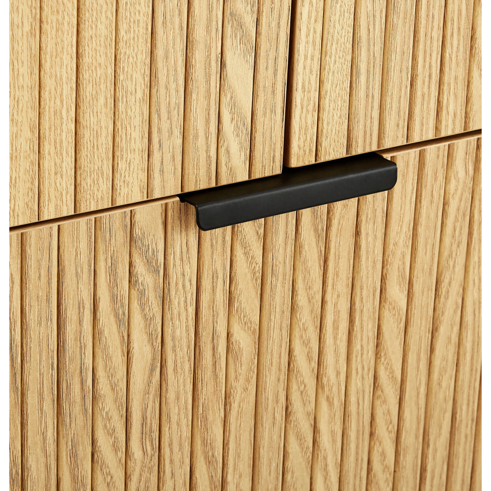 Galene Dresser Lowboy Chest Of 7-Drawers Storage Cabinet Slat Oak Drawers Fast shipping On sale