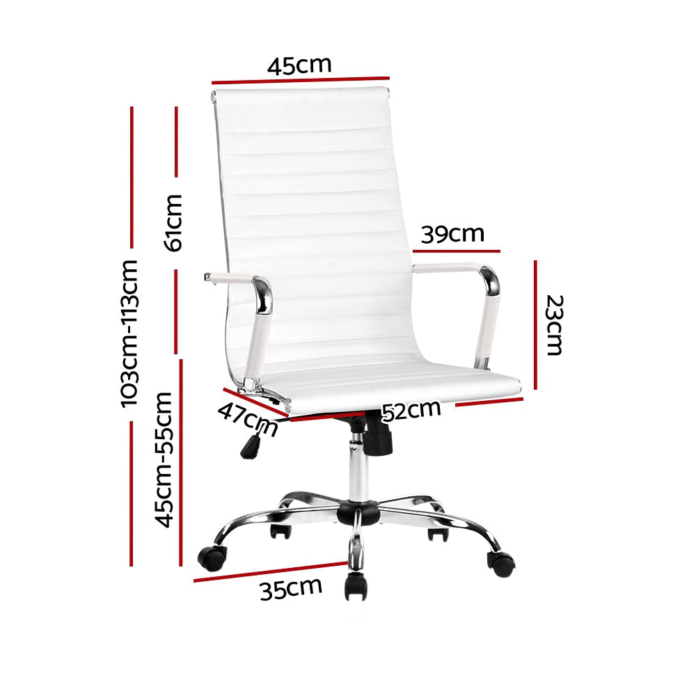 Gaming Office Chair Computer Desk Chairs Home Work Study White High Back Fast shipping On sale
