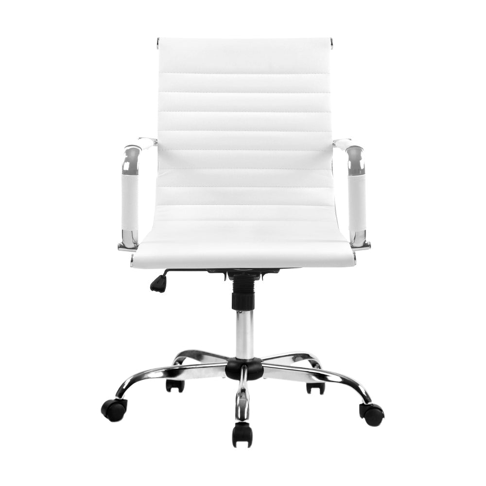 Gaming Office Chair Computer Desk Chairs Home Work Study White Mid Back Fast shipping On sale