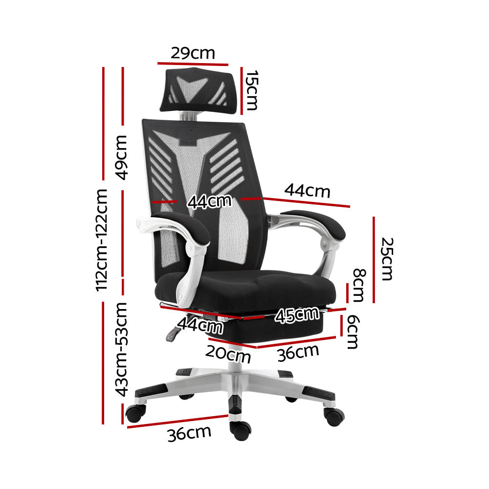 Gaming Office Chair Computer Desk Home Work Recliner White Fast shipping On sale