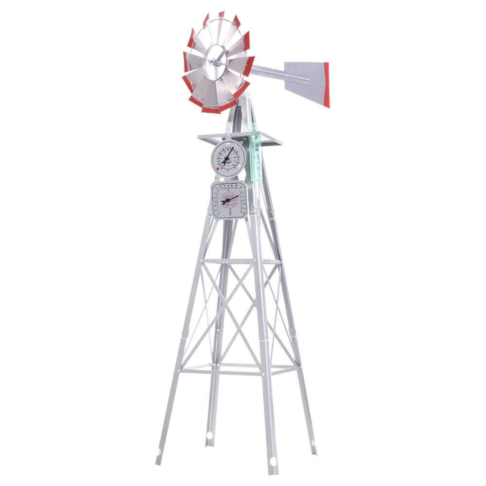 Garden Windmill 4FT 146cm Metal Ornaments Outdoor Decor Ornamental Wind Mill Fast shipping On sale