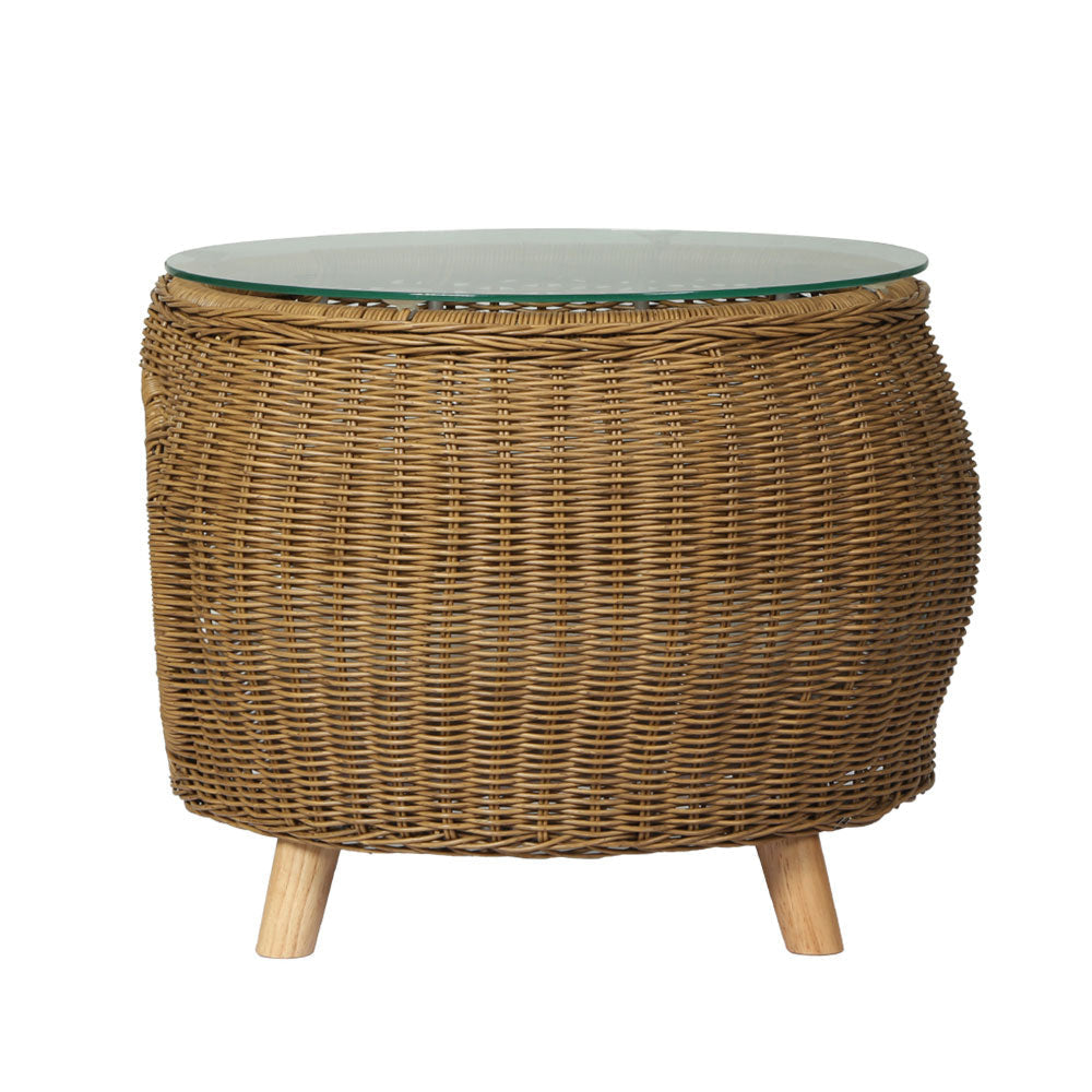 Gardeon Side Table Coffee Pet Bed Wicker Indoor Outdoor Furniture Patio Desk Fast shipping On sale