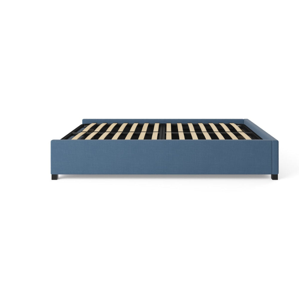 Gaslift Bed Frame Atlantic Blue Queen Fast shipping On sale