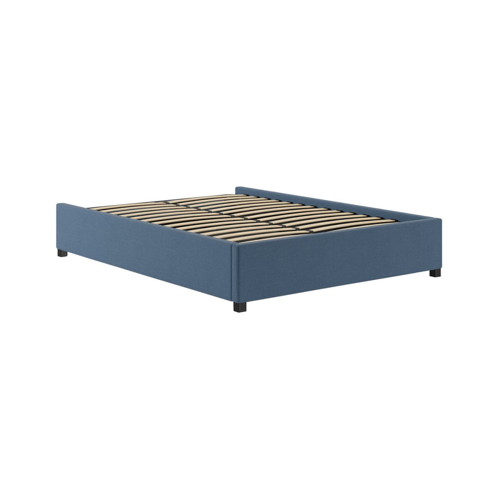 Gaslift Bed Frame Atlantic Blue Queen Fast shipping On sale