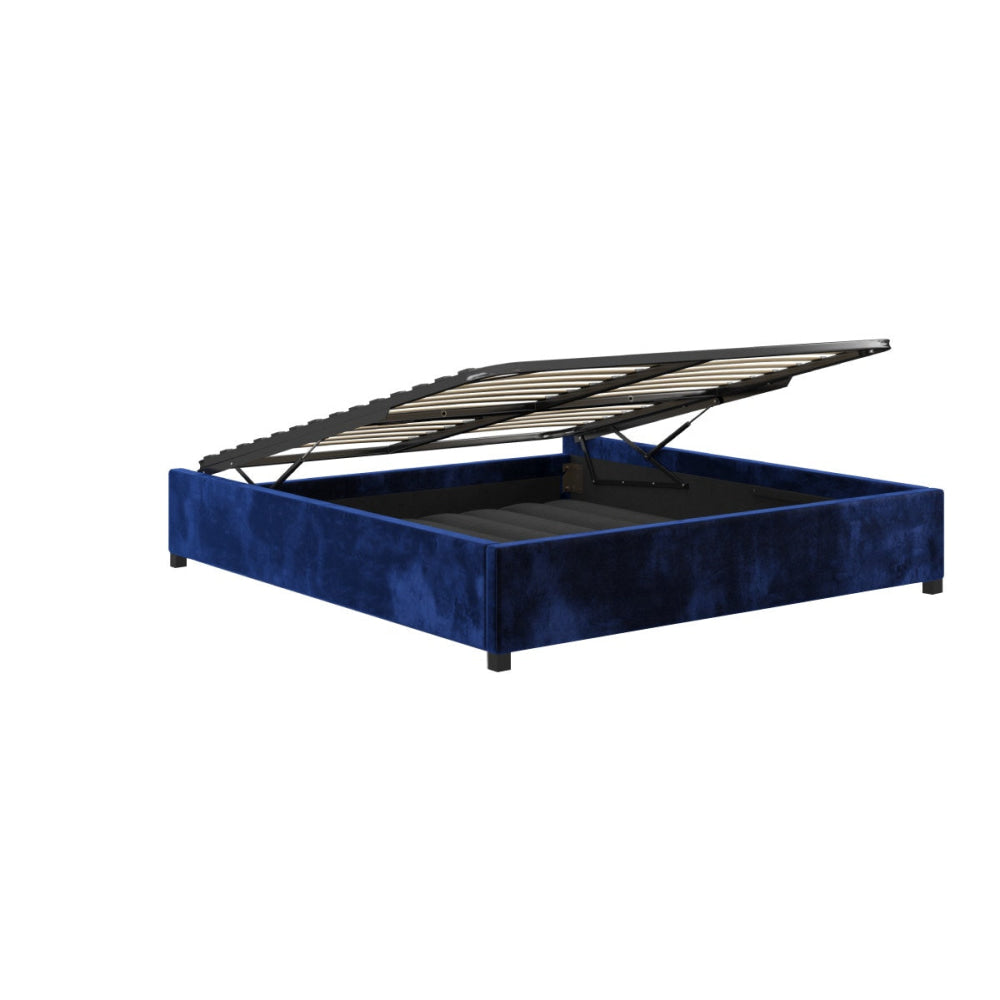 Gaslift Bed Frame Bayou Blue Double Fast shipping On sale