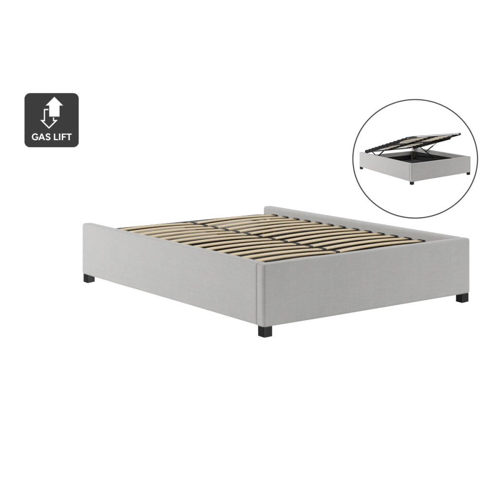 Gaslift Bed Frame Cloud Grey Fast shipping On sale