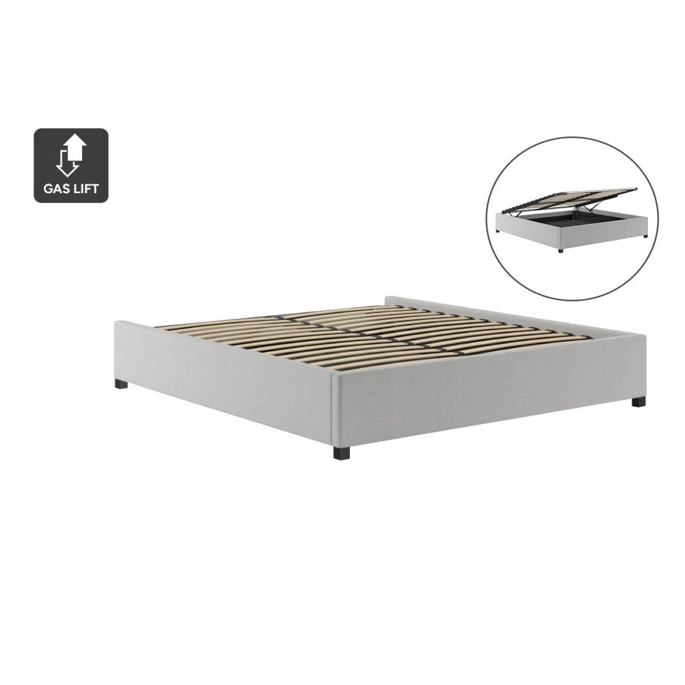 Gaslift Bed Frame Cloud Grey Fast shipping On sale