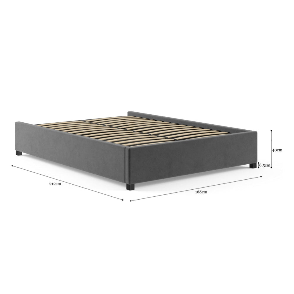 Gaslift Bed Frame Cosmic Anthracite Queen Fast shipping On sale