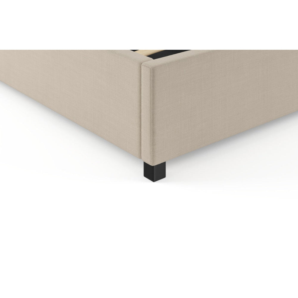 Gaslift Bed Frame French Beige King Fast shipping On sale