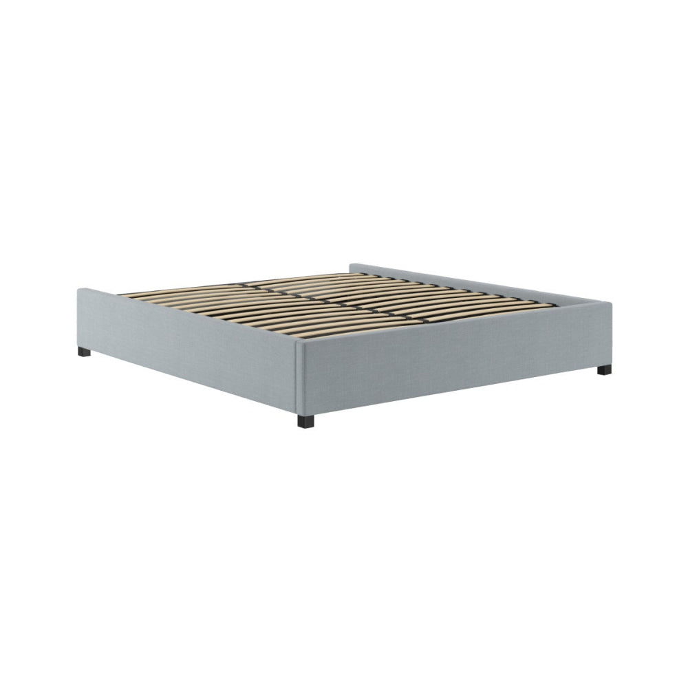 Gaslift Bed Frame Heron Grey King Fast shipping On sale