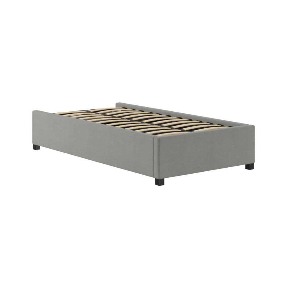 Gaslift Bed Frame Stone Grey Single Fast shipping On sale