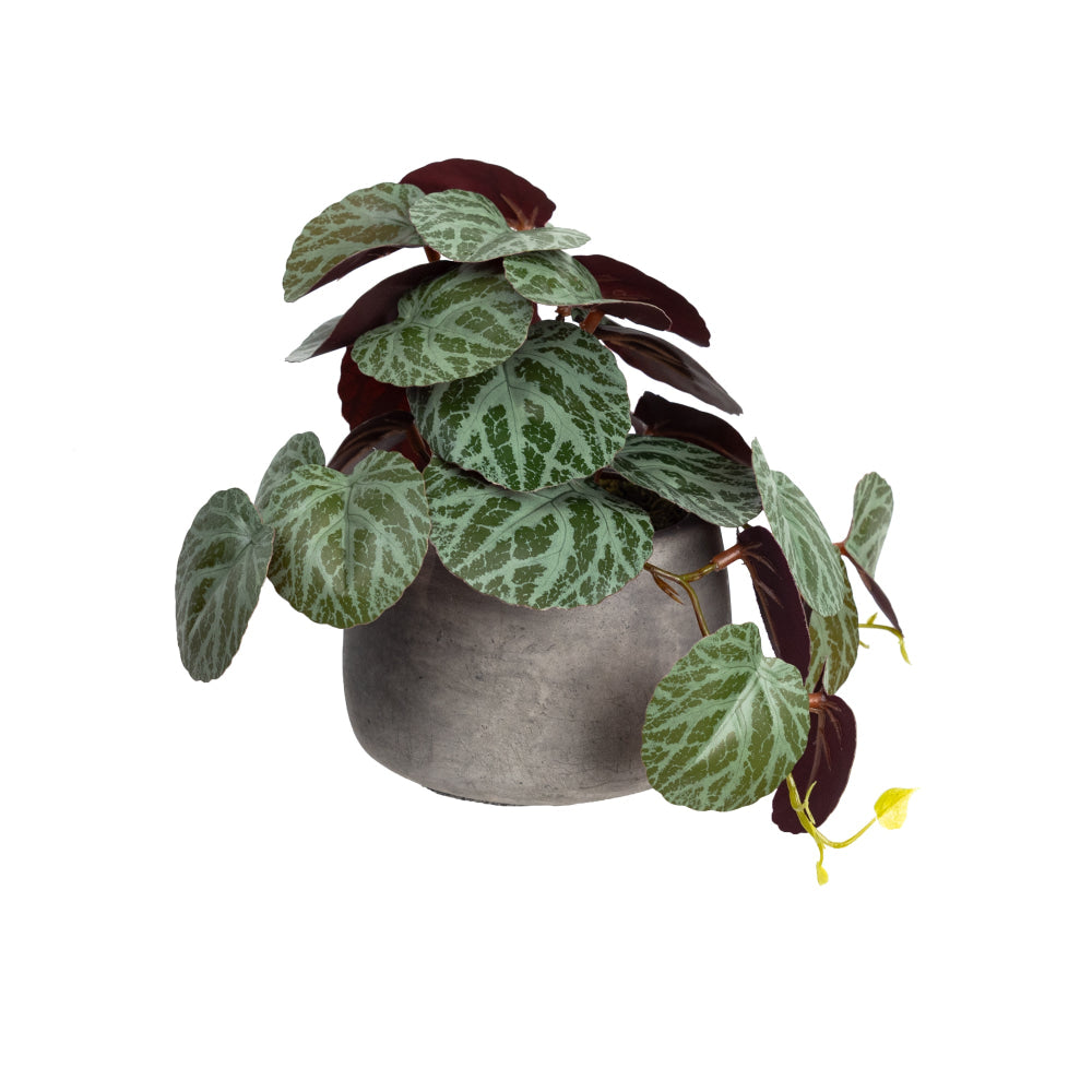 Gerainium Bush Artificial Faux Plant Decorative 17cm In Pot Fast shipping On sale