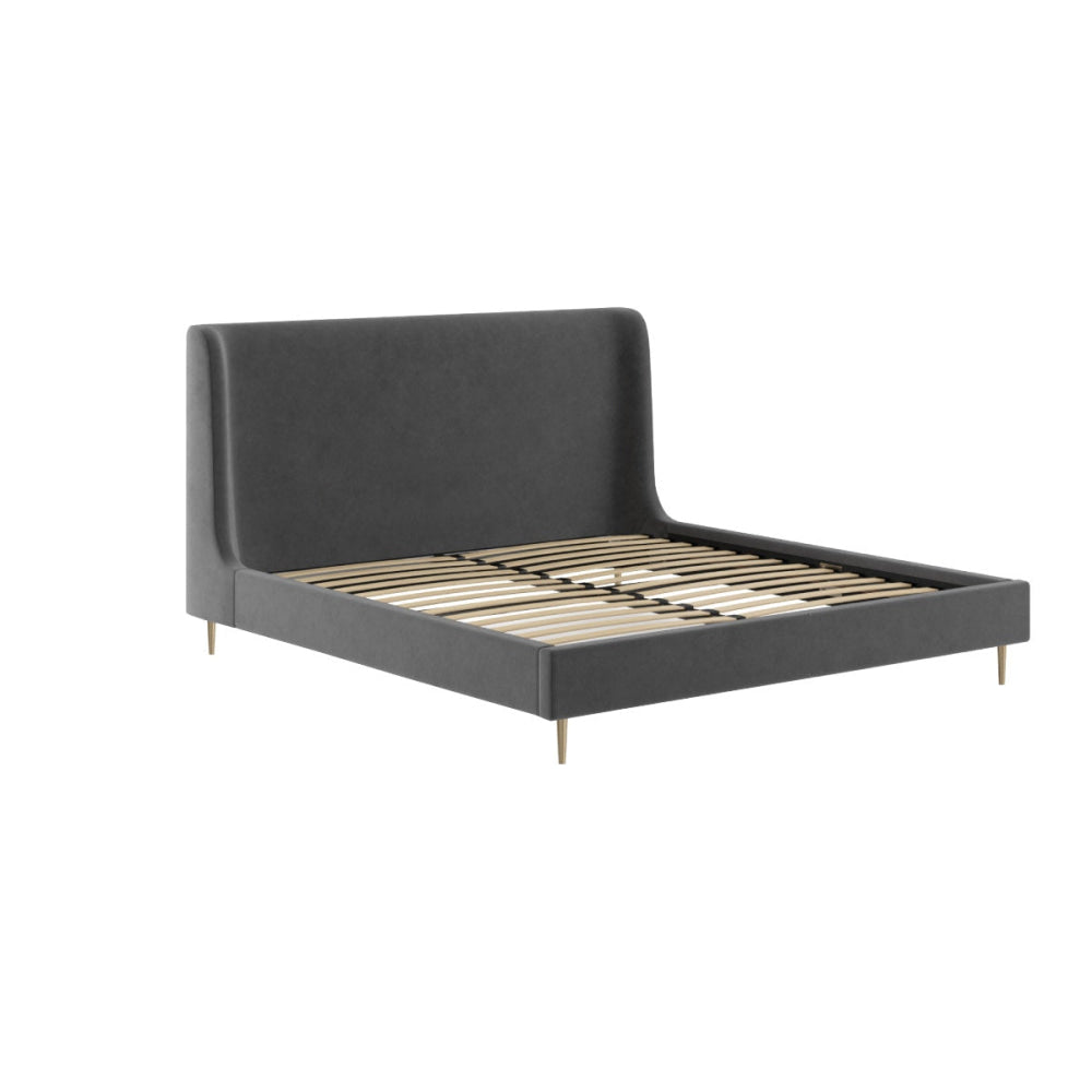 Gia Bed Frame Antracite King Fast shipping On sale