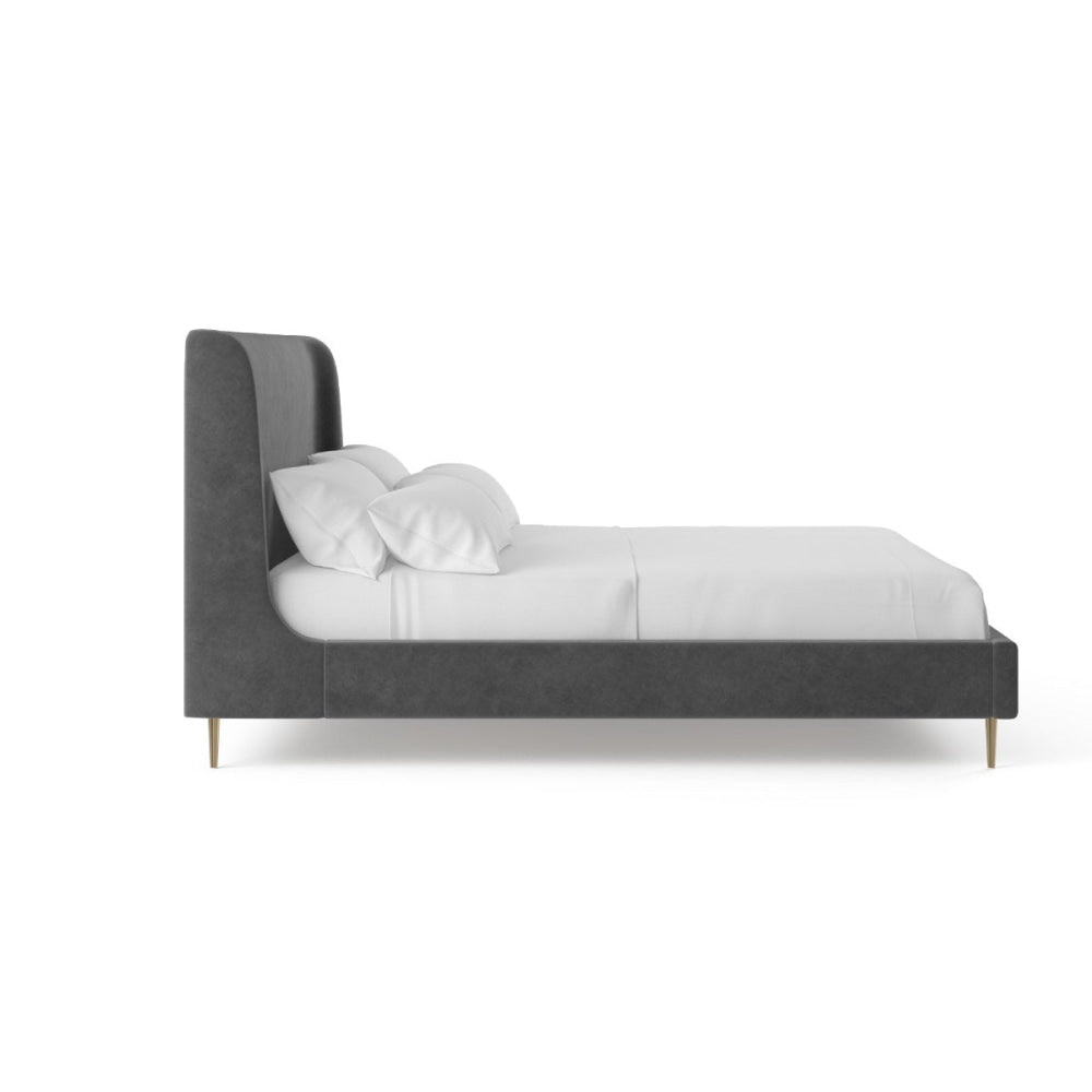 Gia Bed Frame Antracite King Fast shipping On sale