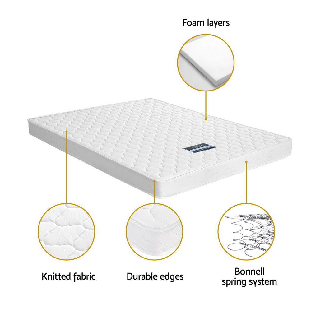 Giselle Bedding 13cm Mattress Tight Top Double Fast shipping On sale