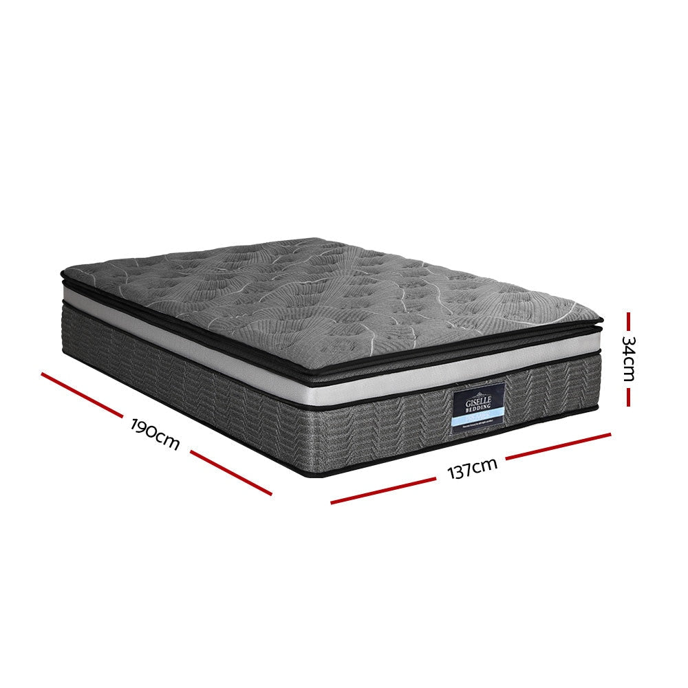 Giselle Mattress Pocket Mini Spring Mattresses Medium Firm 9 - Zone Bed Double Fast shipping On sale